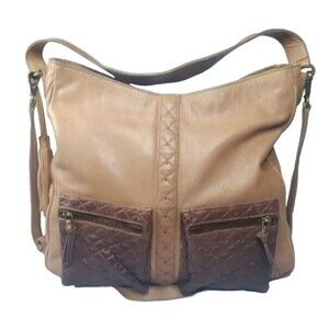 Anabaglish Starlight Crossbody Bag Rustic Cowhide Leather Bag Boho MSRP $198